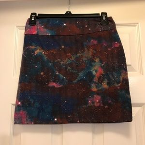 Silence &Noise Space Pattern Mini Skirt